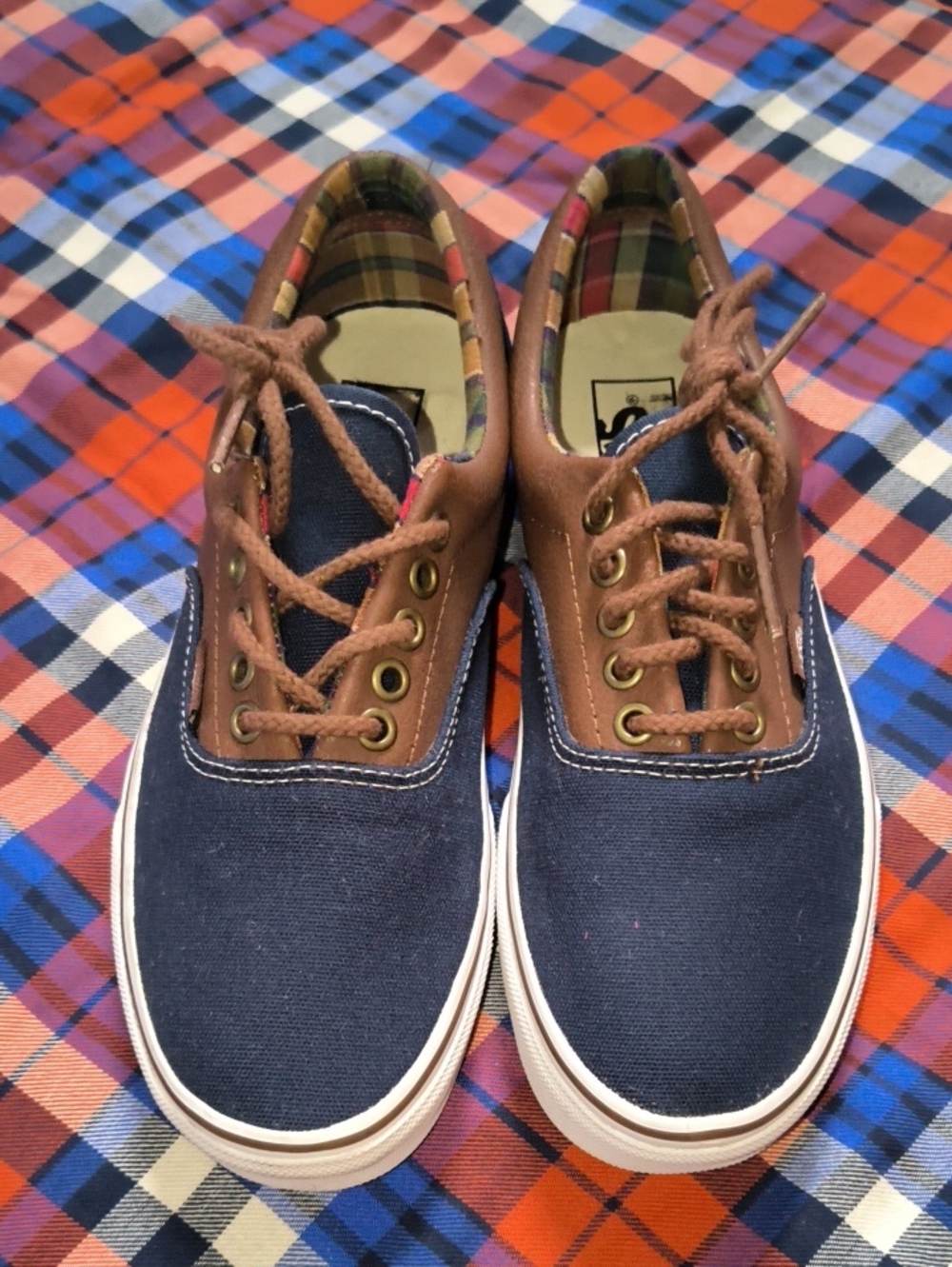 Vans Era C&L Dress Estate Blue/Potting Soil Unisex Sneaker Men's 7 Women's 8.5